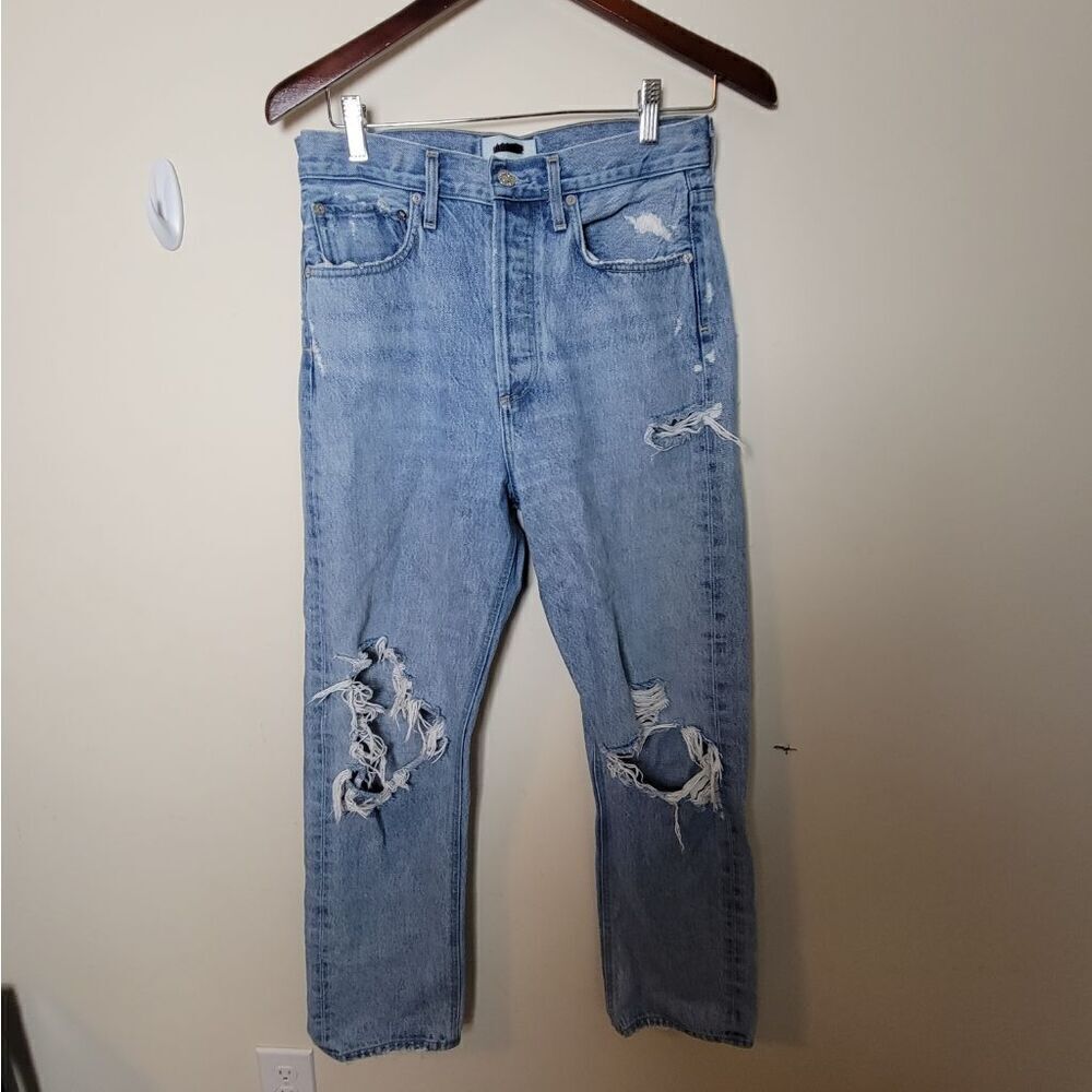 AGOLDE 90's Jean Distreased Medium Wash 26